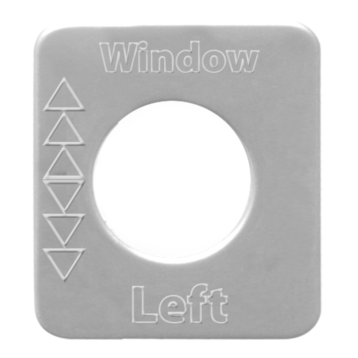 Small Switch Plate Script W