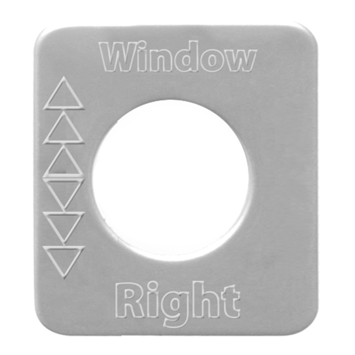 Small Switch Plate Script W