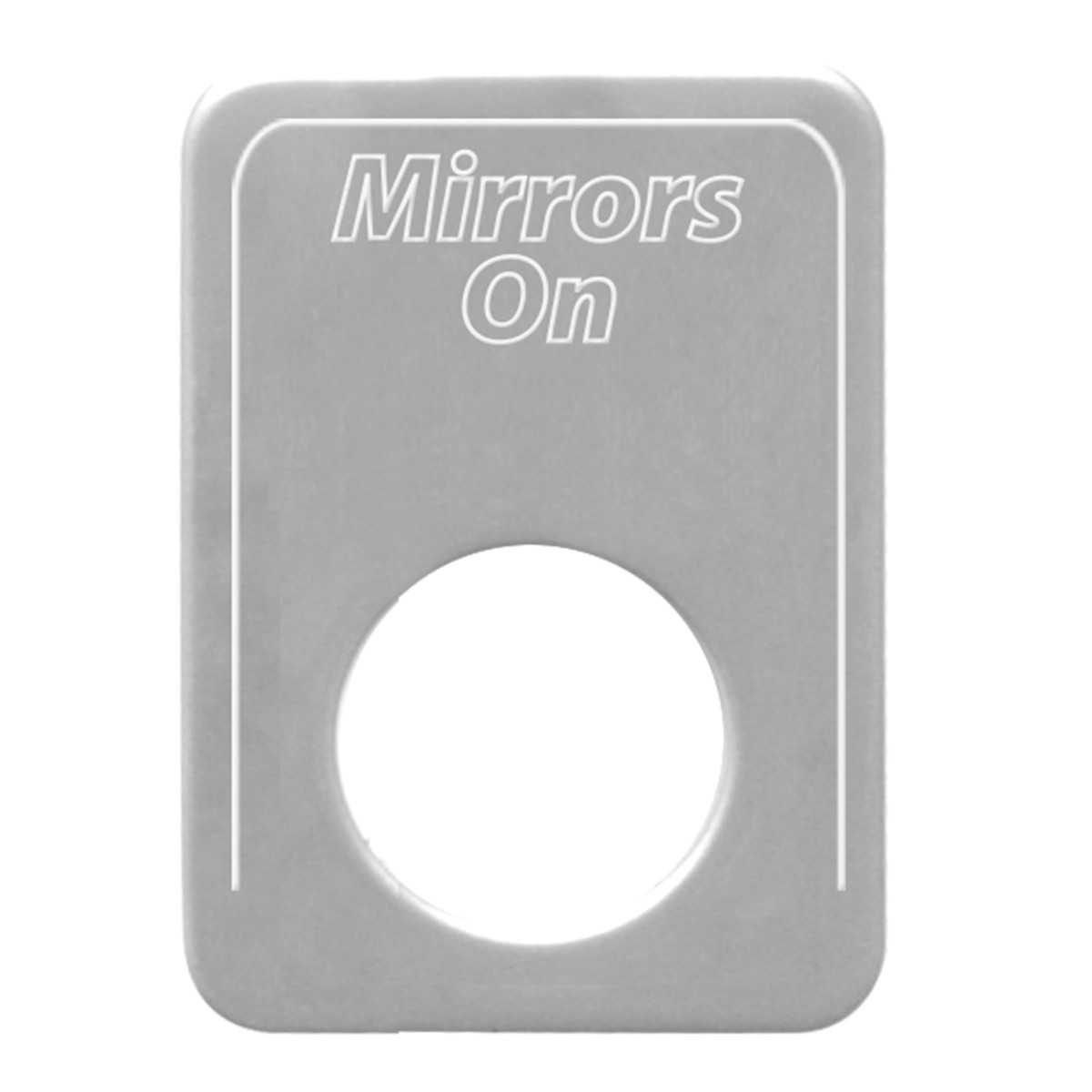 Medium Switch Plate Script L-P