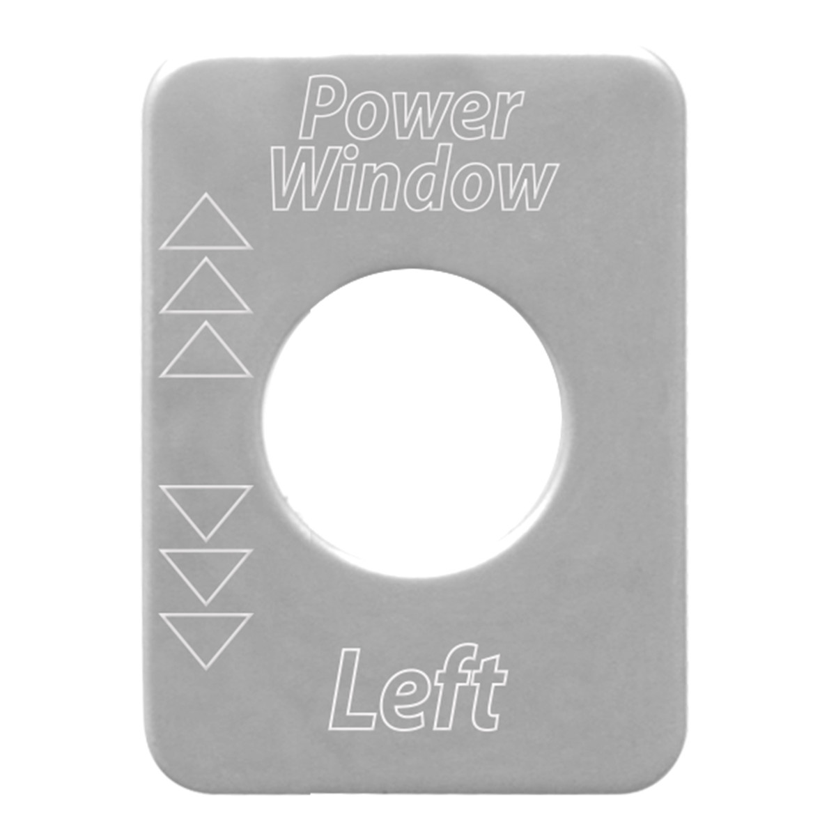 Medium Switch Plate Script L-P