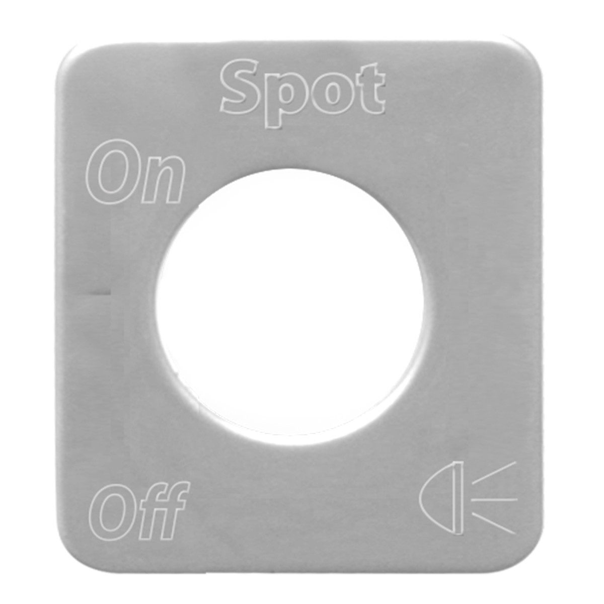 Small Switch Plate Script S