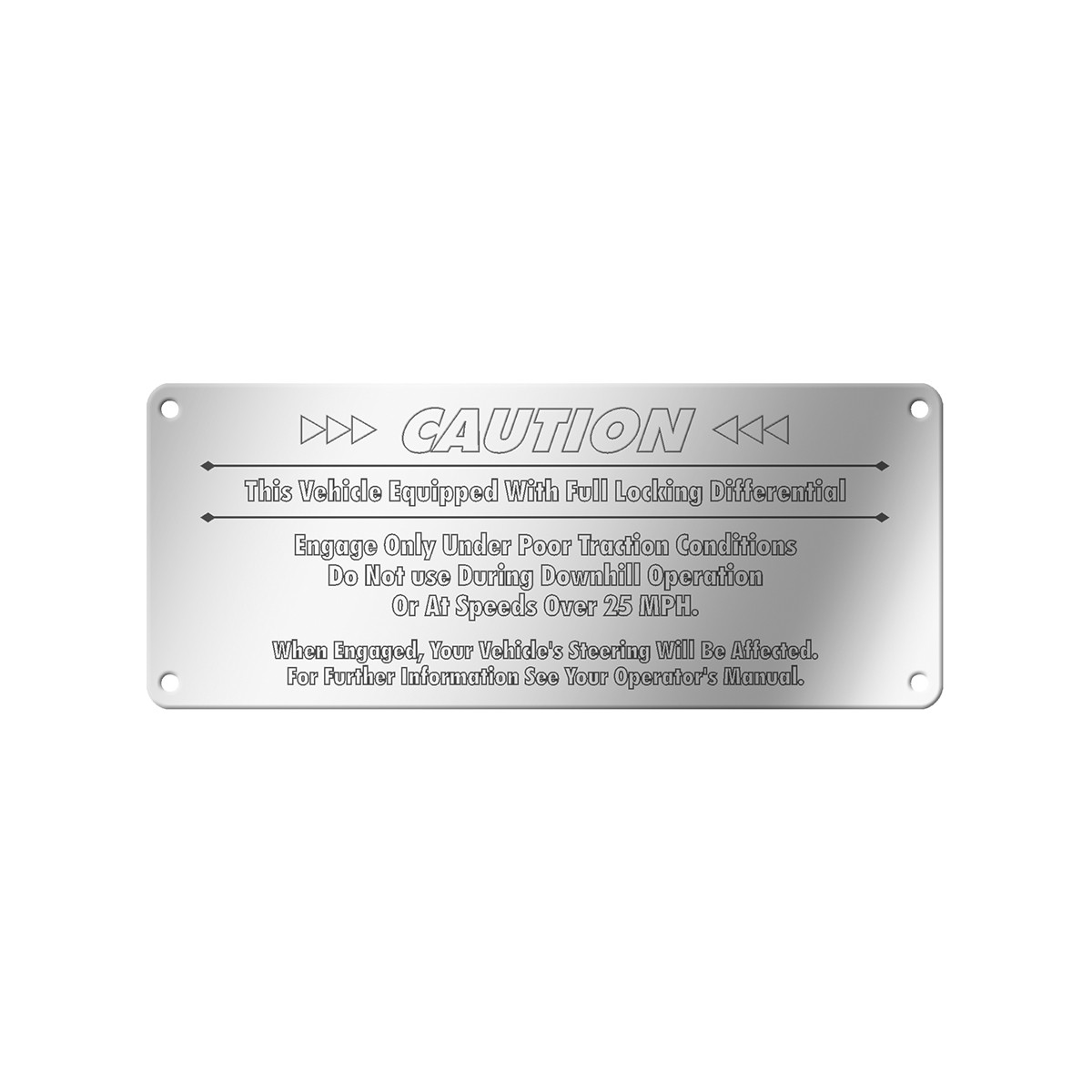 Full Locking Main Different Statement