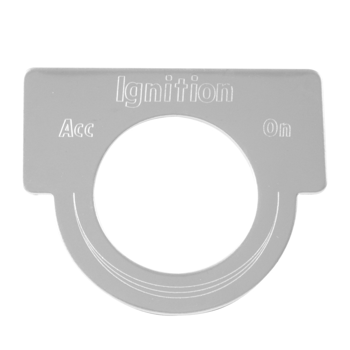 Ignition Key Switch Plate