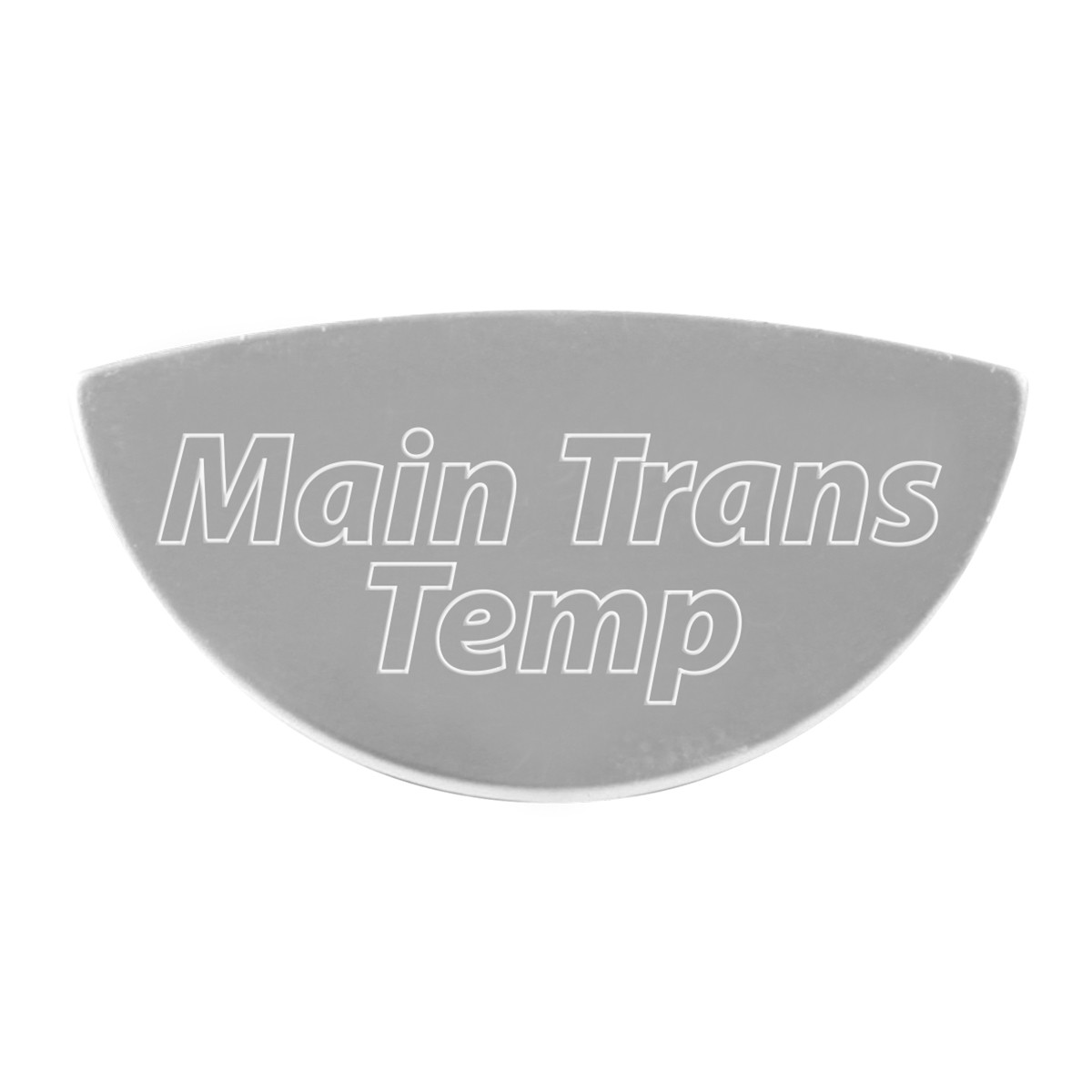 Gauge Emblems 1/2 Moon Shape