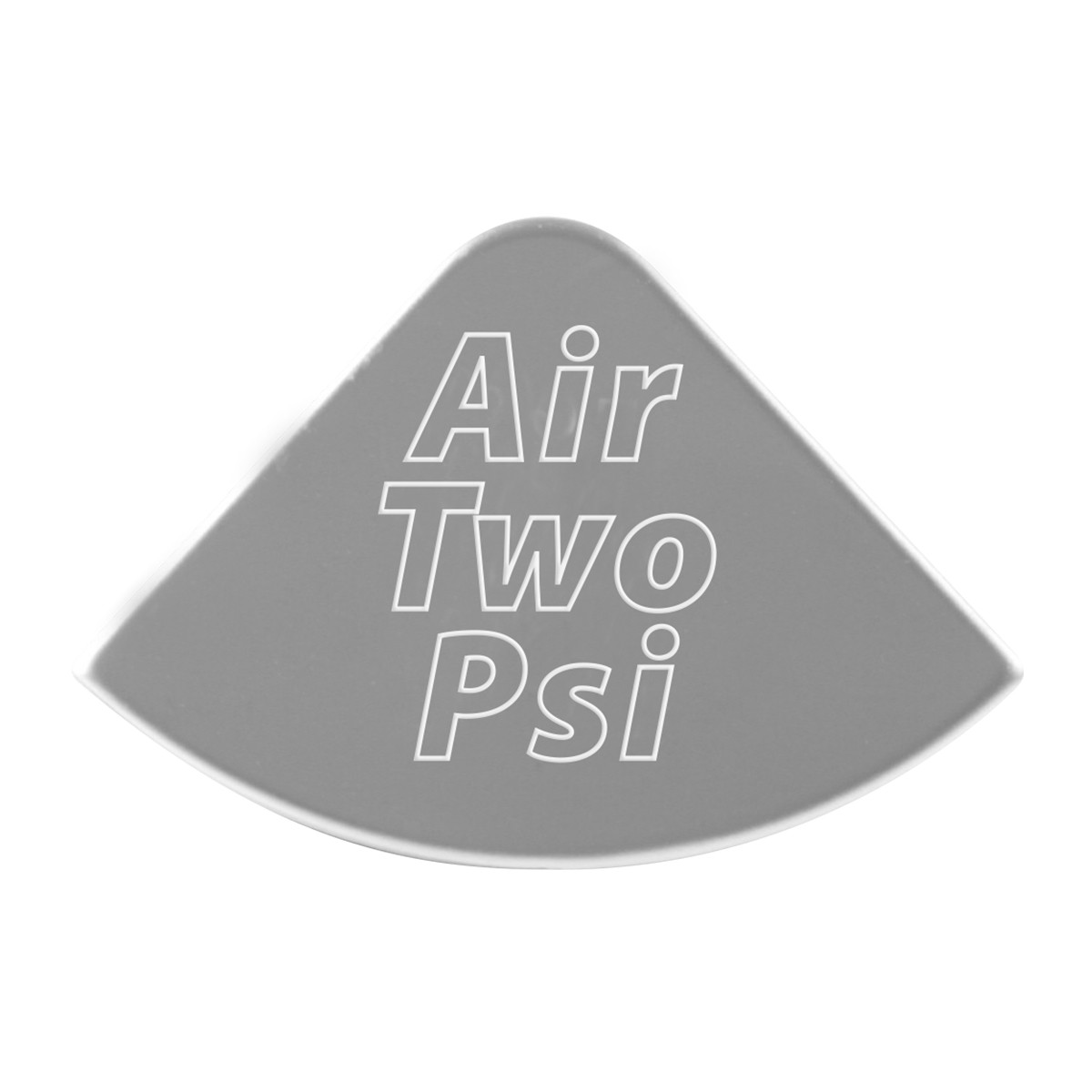 Gauge Emblems 1/4 Moon Shape Script A-F