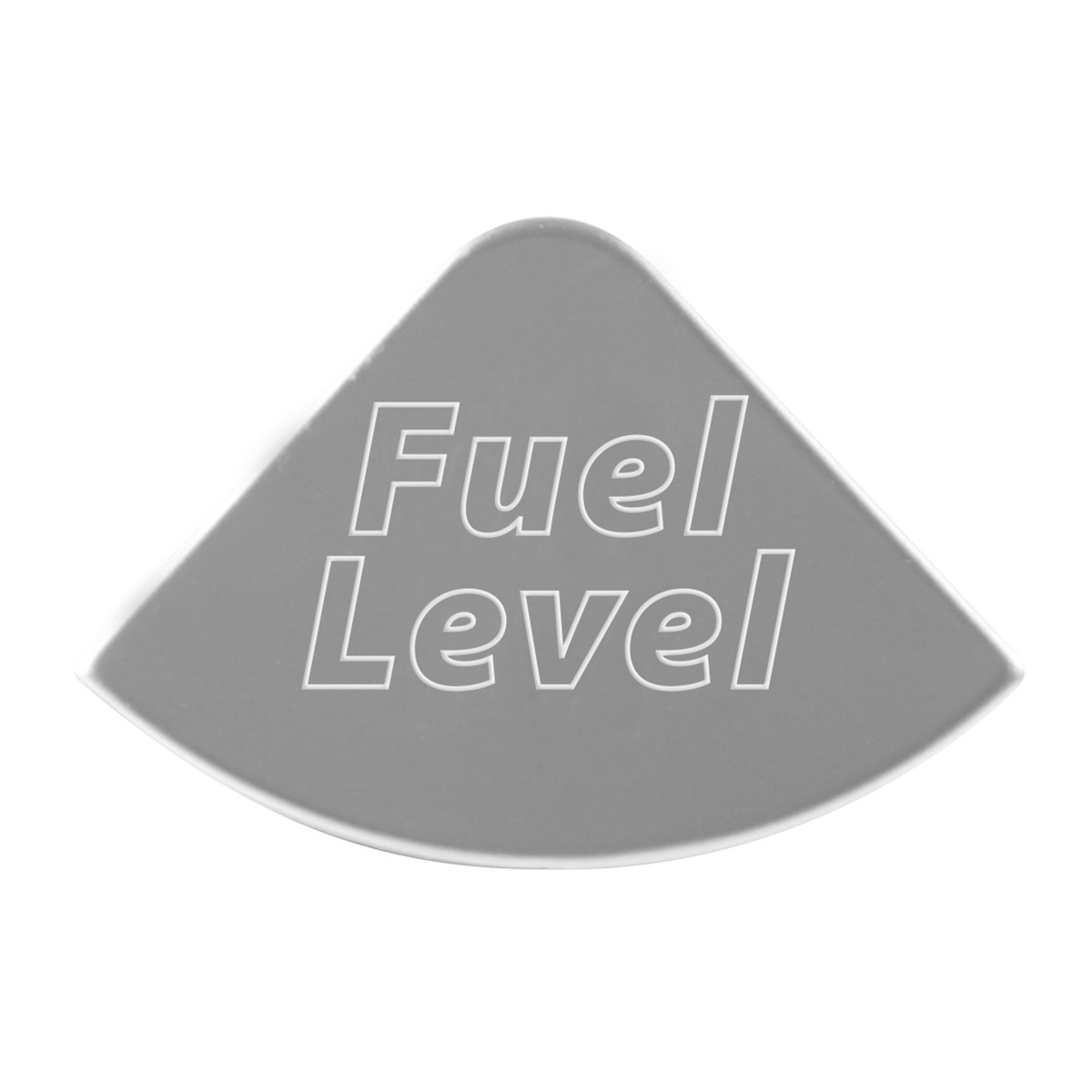 Gauge Emblems 1/4 Moon Shape Script A-F