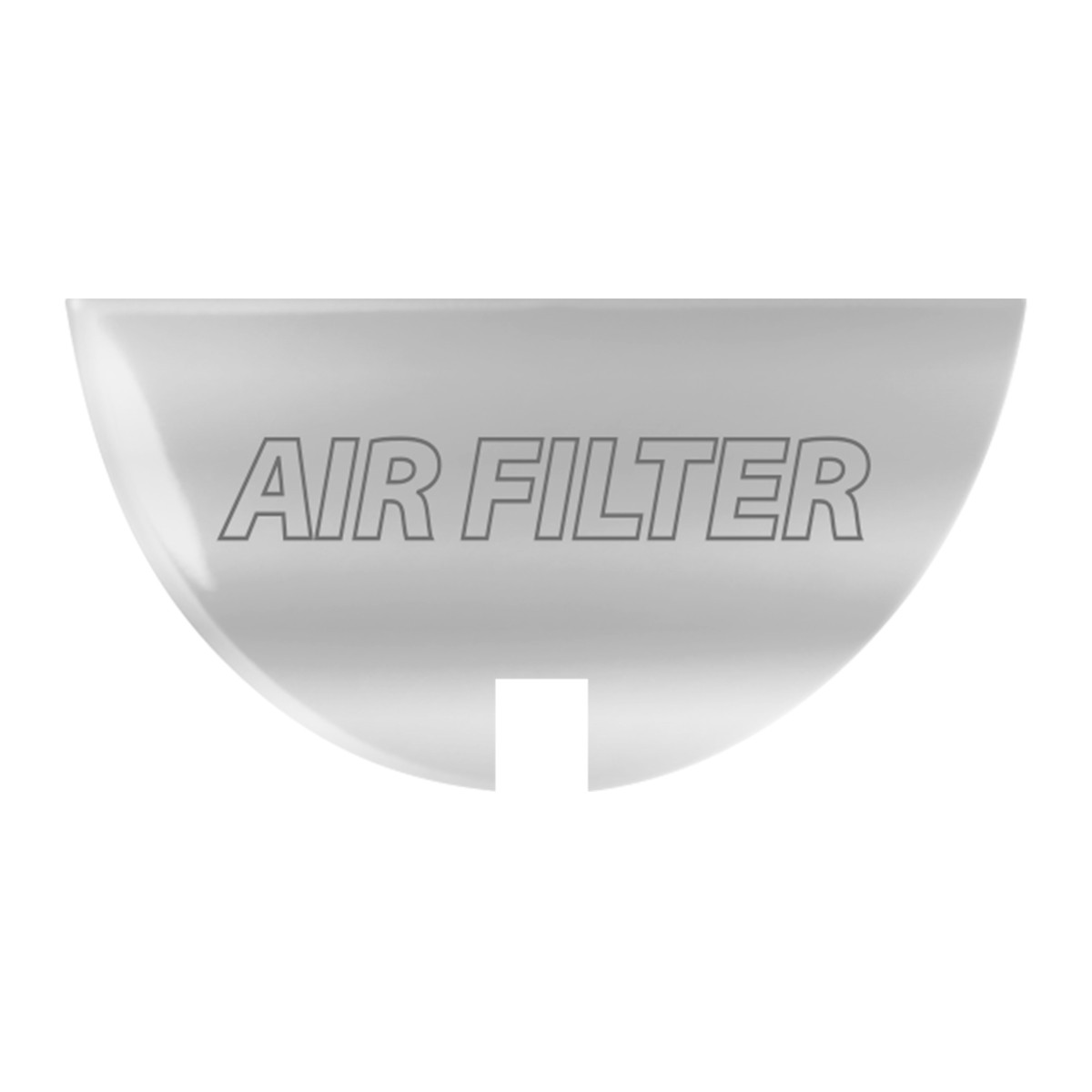 Gauge Emblem 1/2 Moon Shape Script A