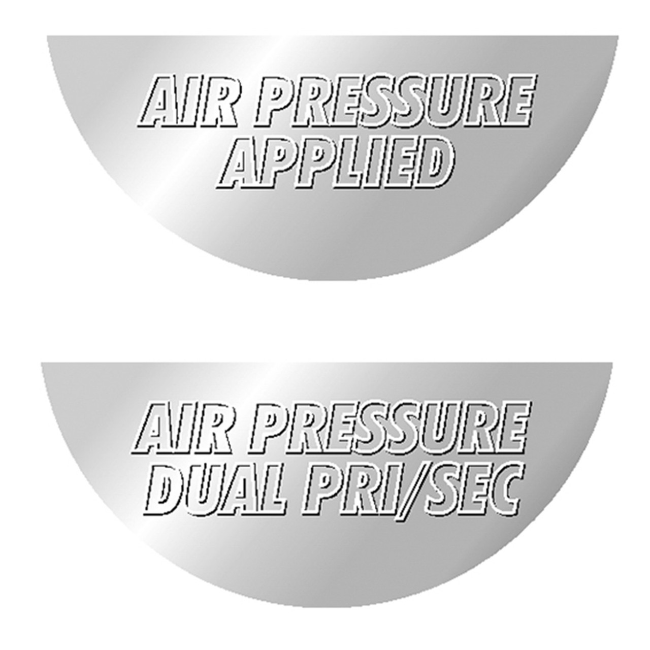 Gauge Emblem Set Air Pressure and Air Pressure Dual/PRI/Sec