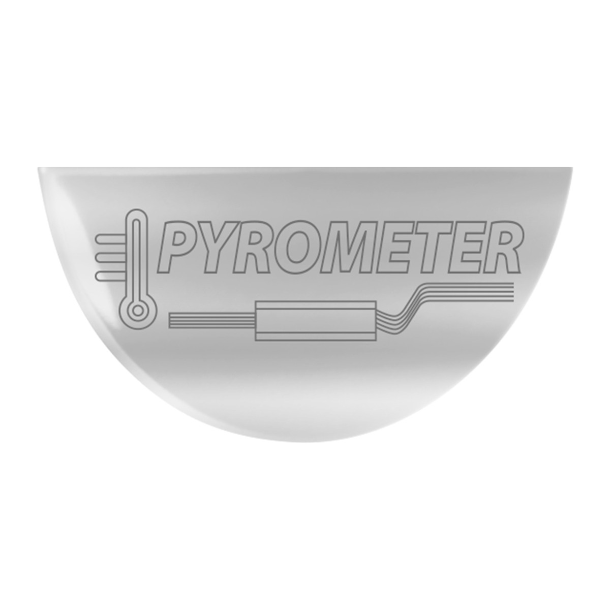 Gauge Emblem 1/2 Moon Shape Script E-P