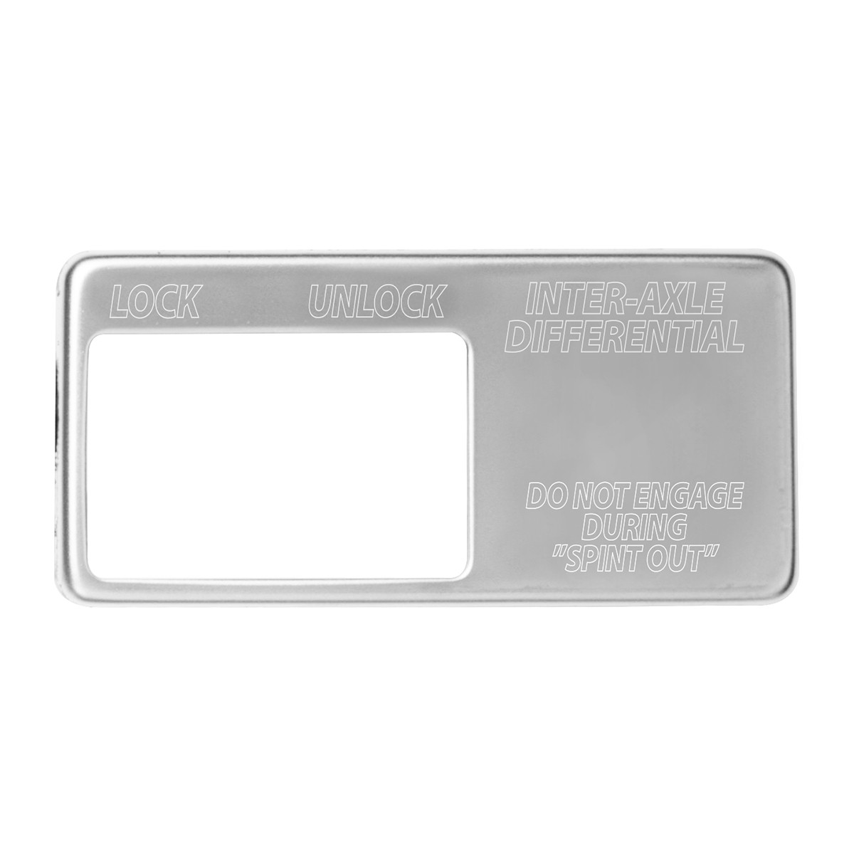 Switch Guard Plate for Differential