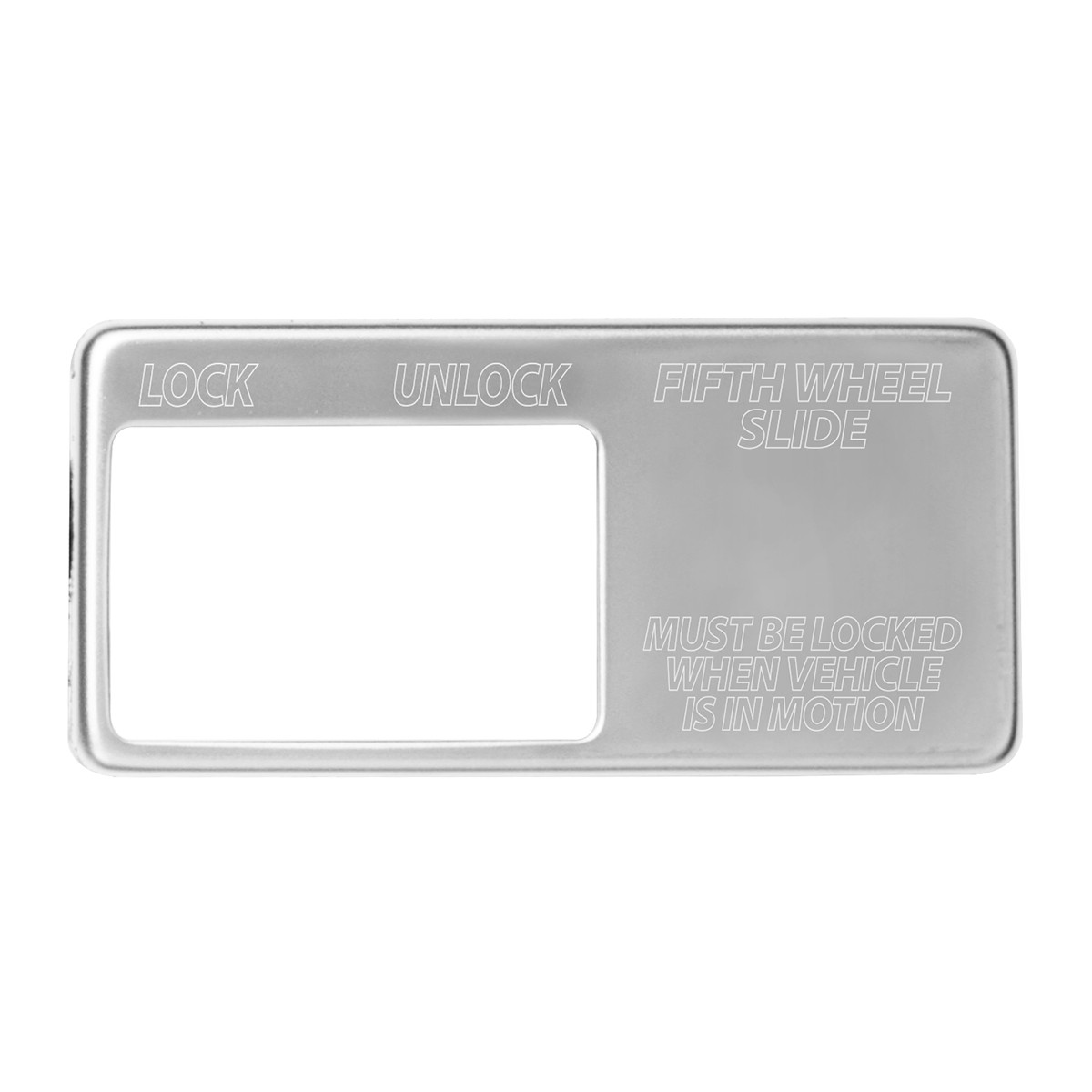 Switch Guard Plate for Fifth Wheel Side