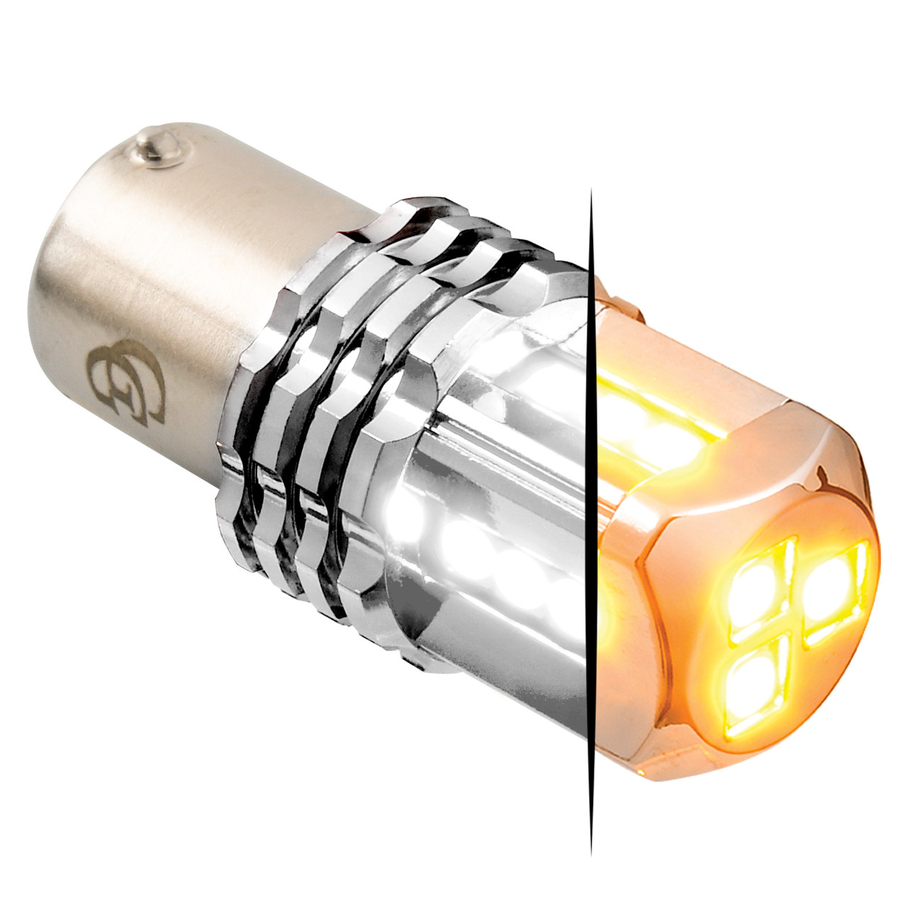 1157 Dual Color LED Bulb - Amber Primary - Thumbnail 4