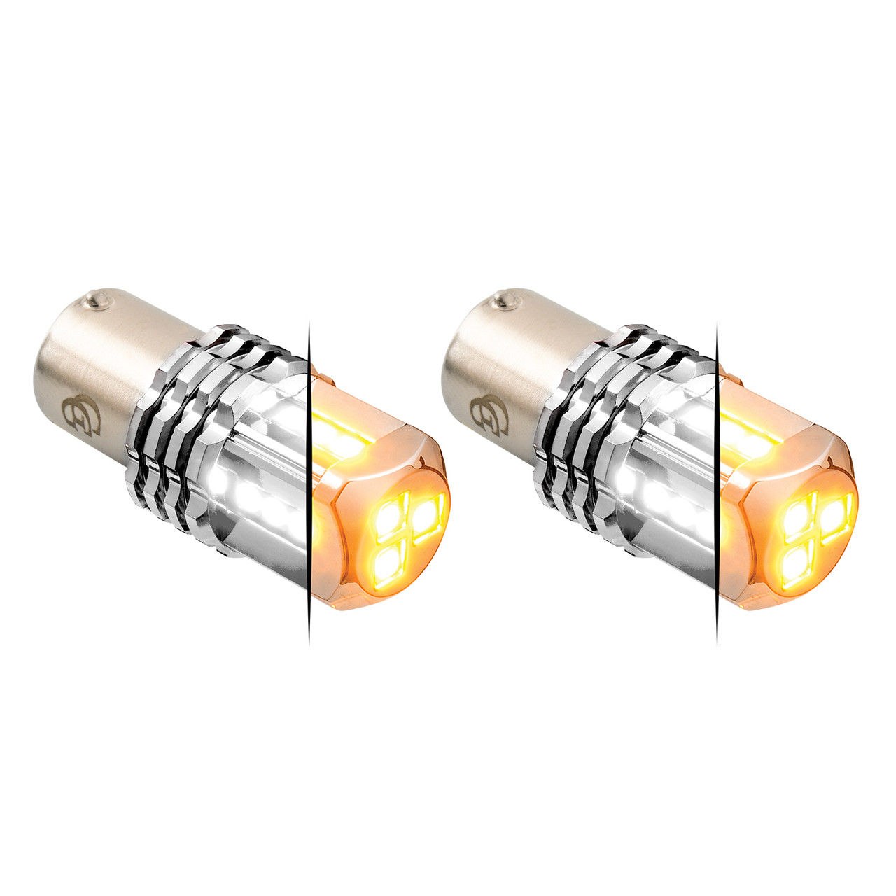 1157 Dual Color LED Bulb - Amber Primary
