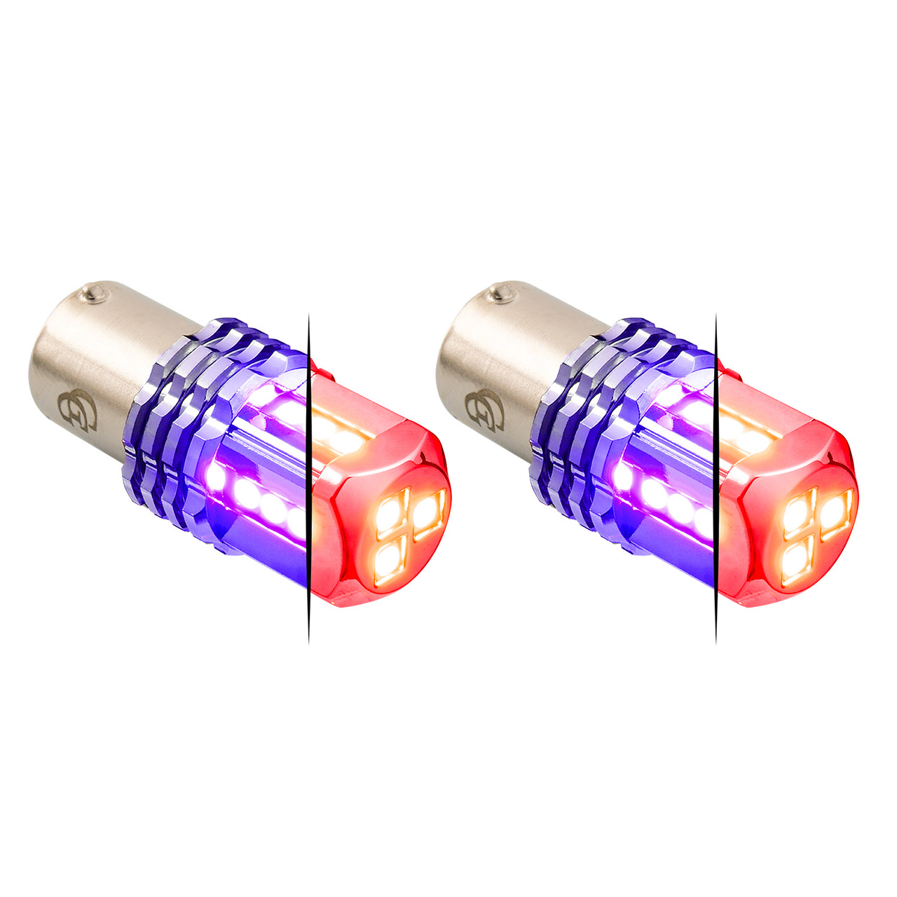 1157 Dual Color LED Bulb - Red Primary