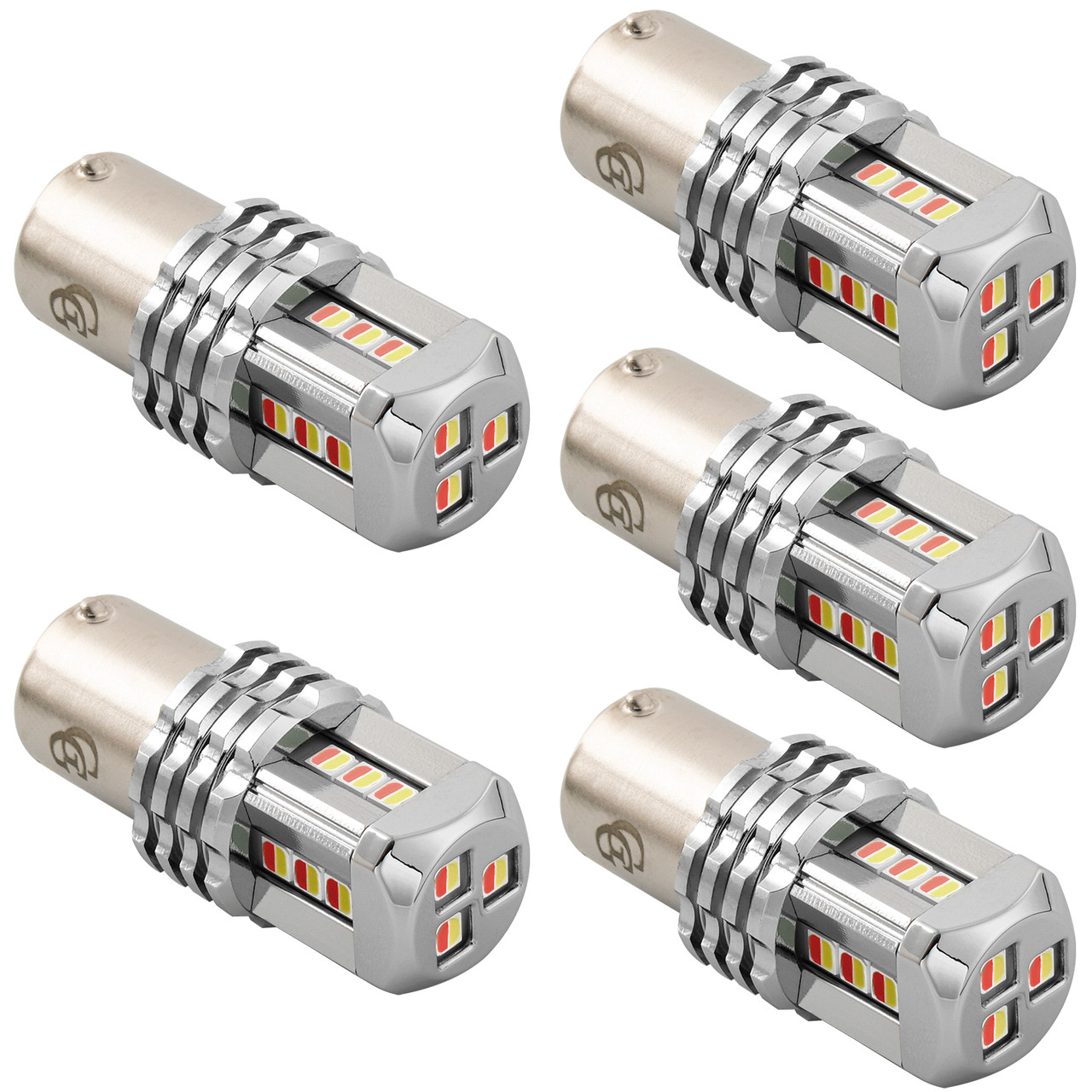 1157 Dual Color LED Bulb - Amber Primary - Thumbnail 3