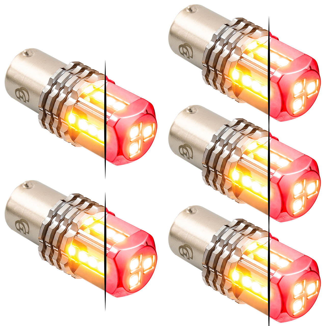 1157 Dual Color LED Bulb - Red Primary