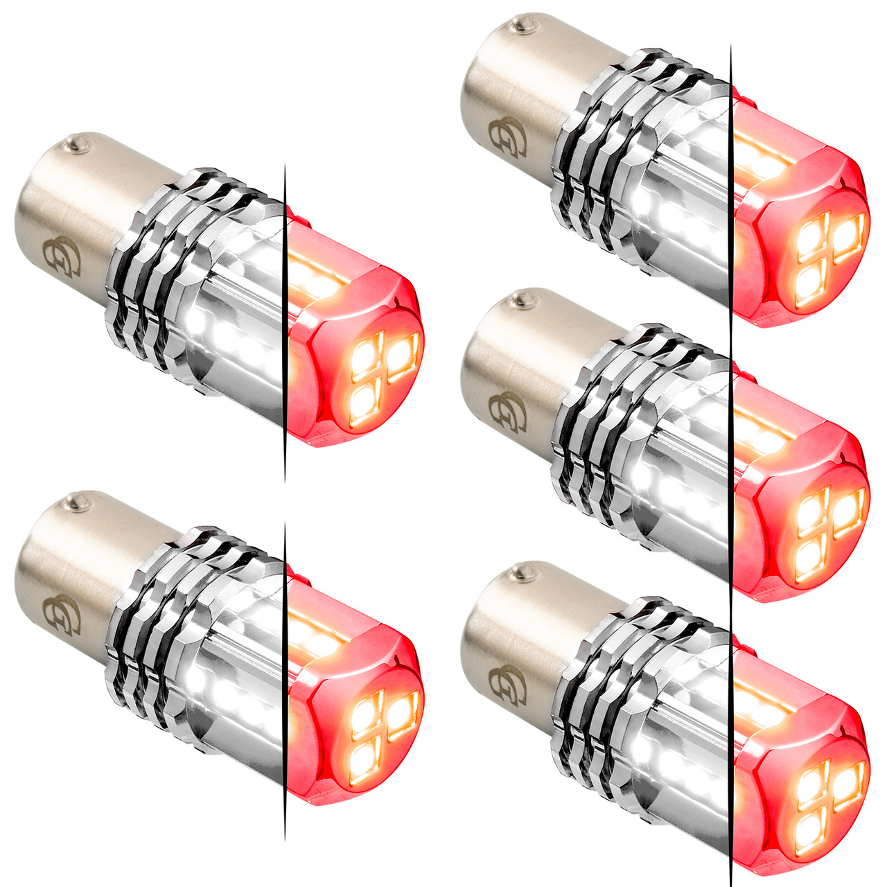 1157 Dual Color LED Bulb - Red Primary