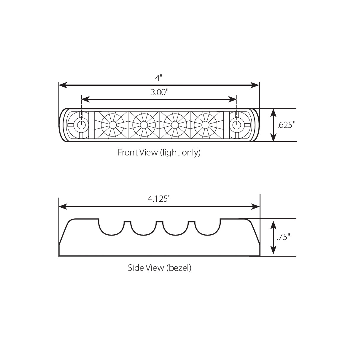 Spyder Series 4" Surface Mount LED Light