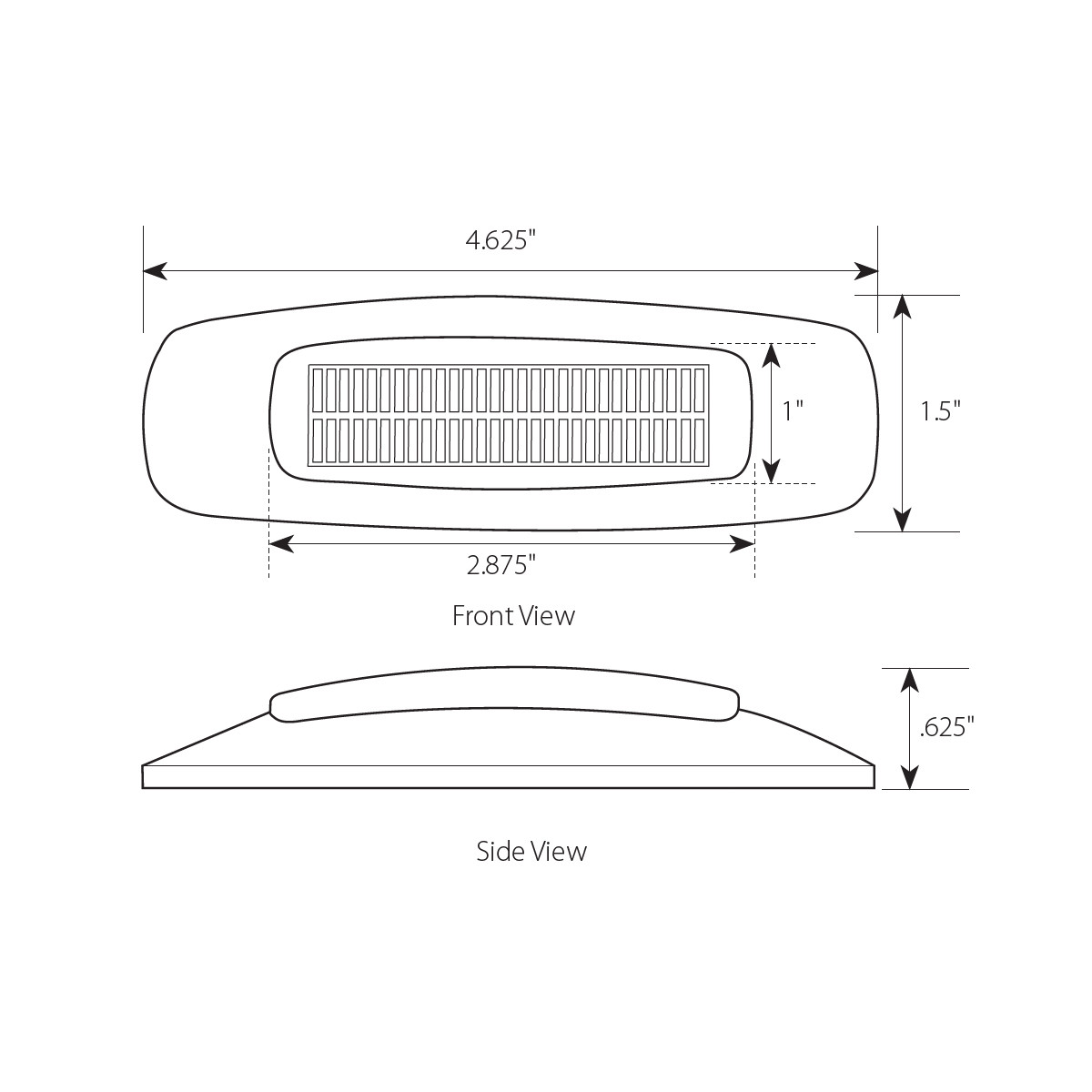 Prime Series 4-5/8" Rectangular LED Light
