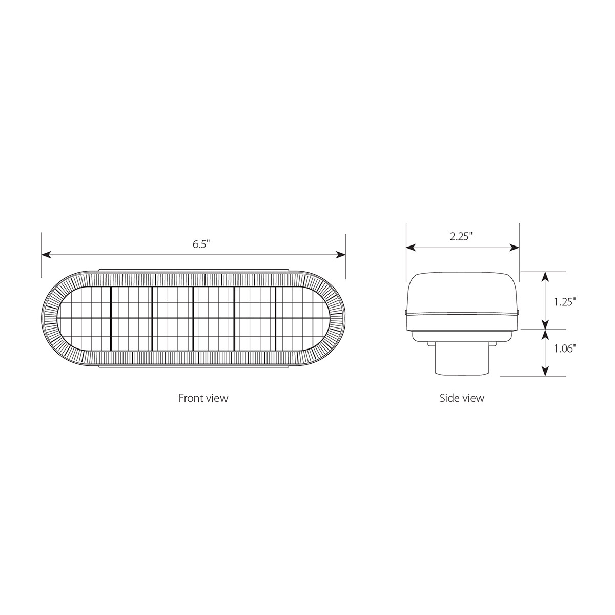 Prime Plus Series Oval LED Light