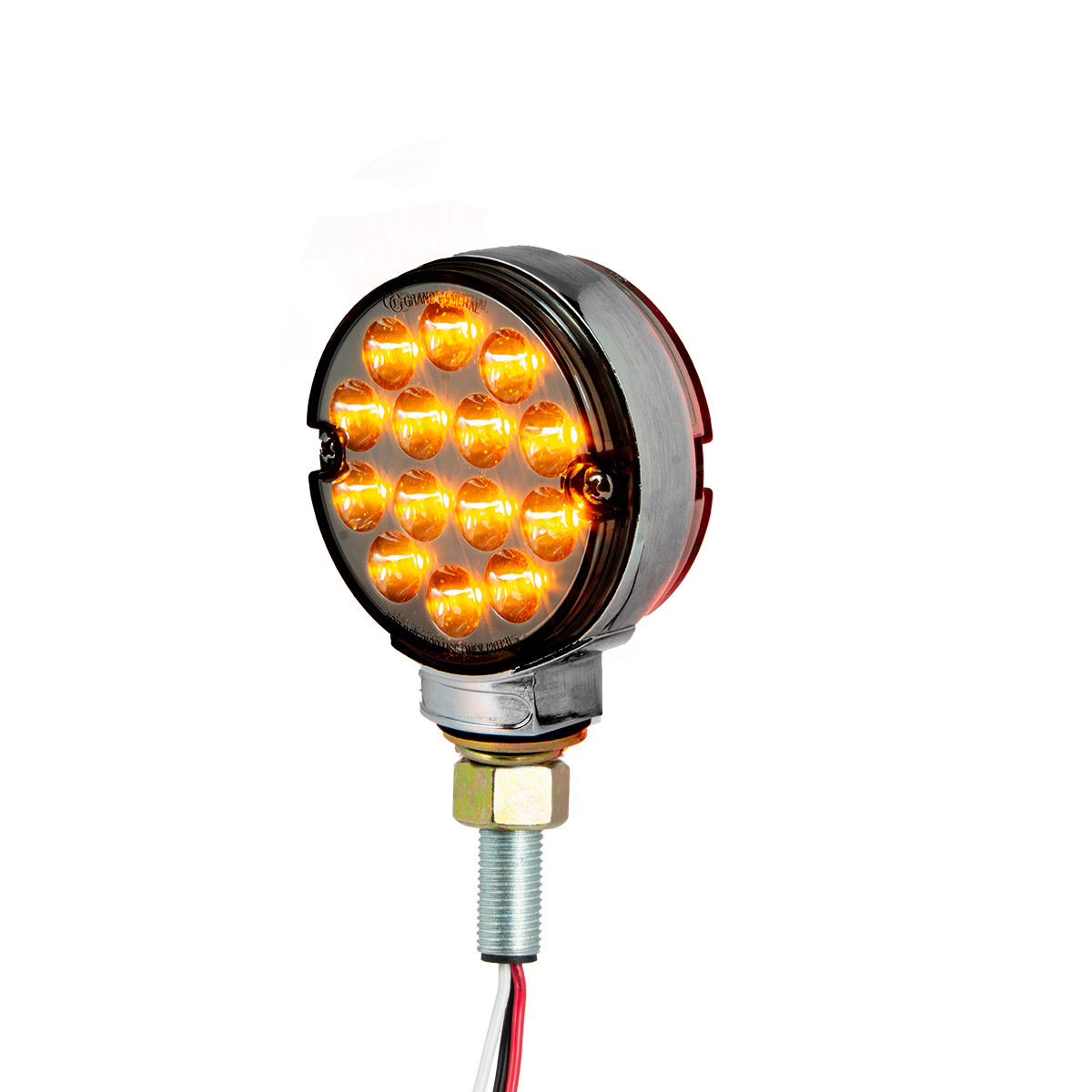 Pearl Series 3" Double Face High Power LED Pedestal Light in Smoke Lens - Thumbnail 3