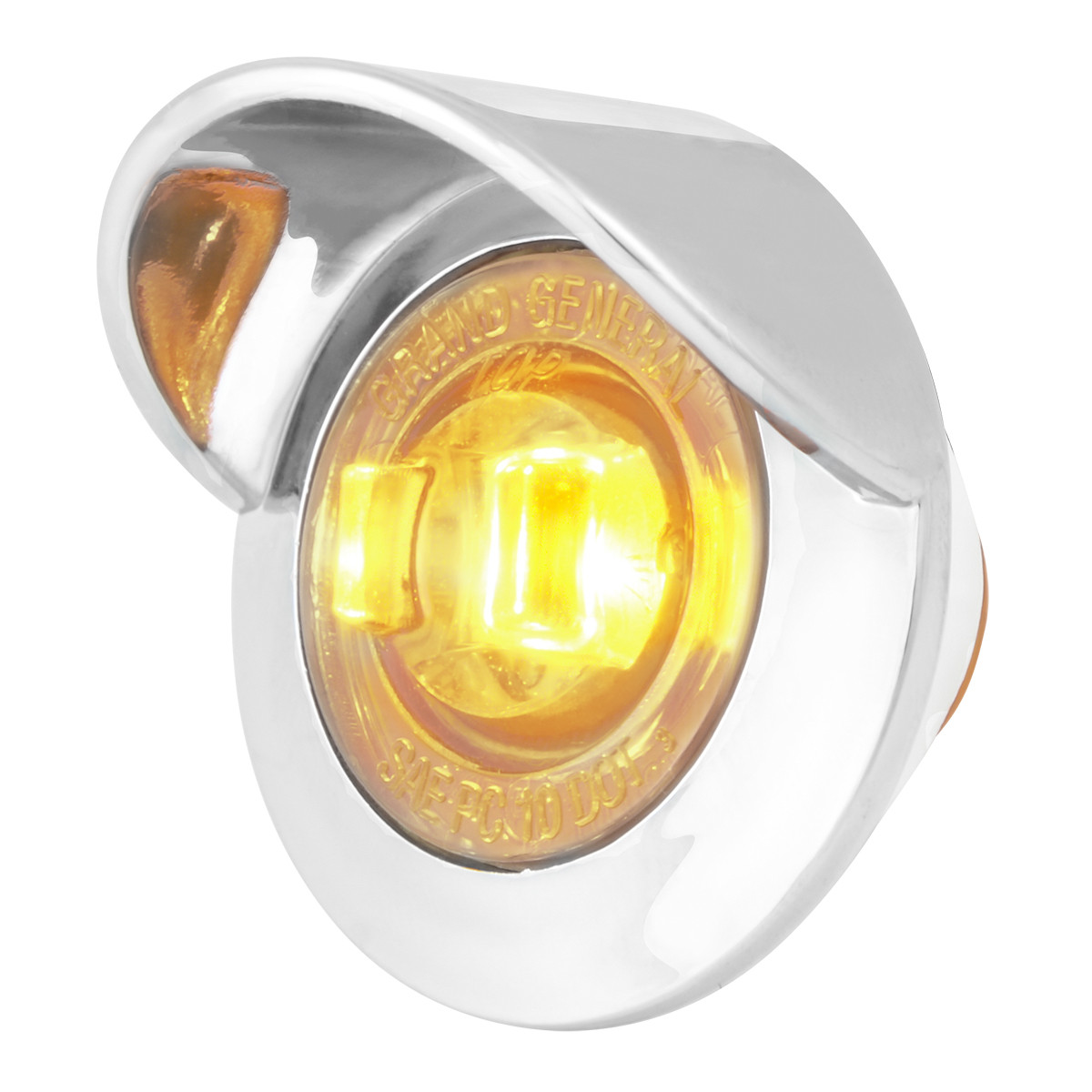 1" Mini Dual Function Push/Screw Wide Angle LED Light - Thumbnail 2