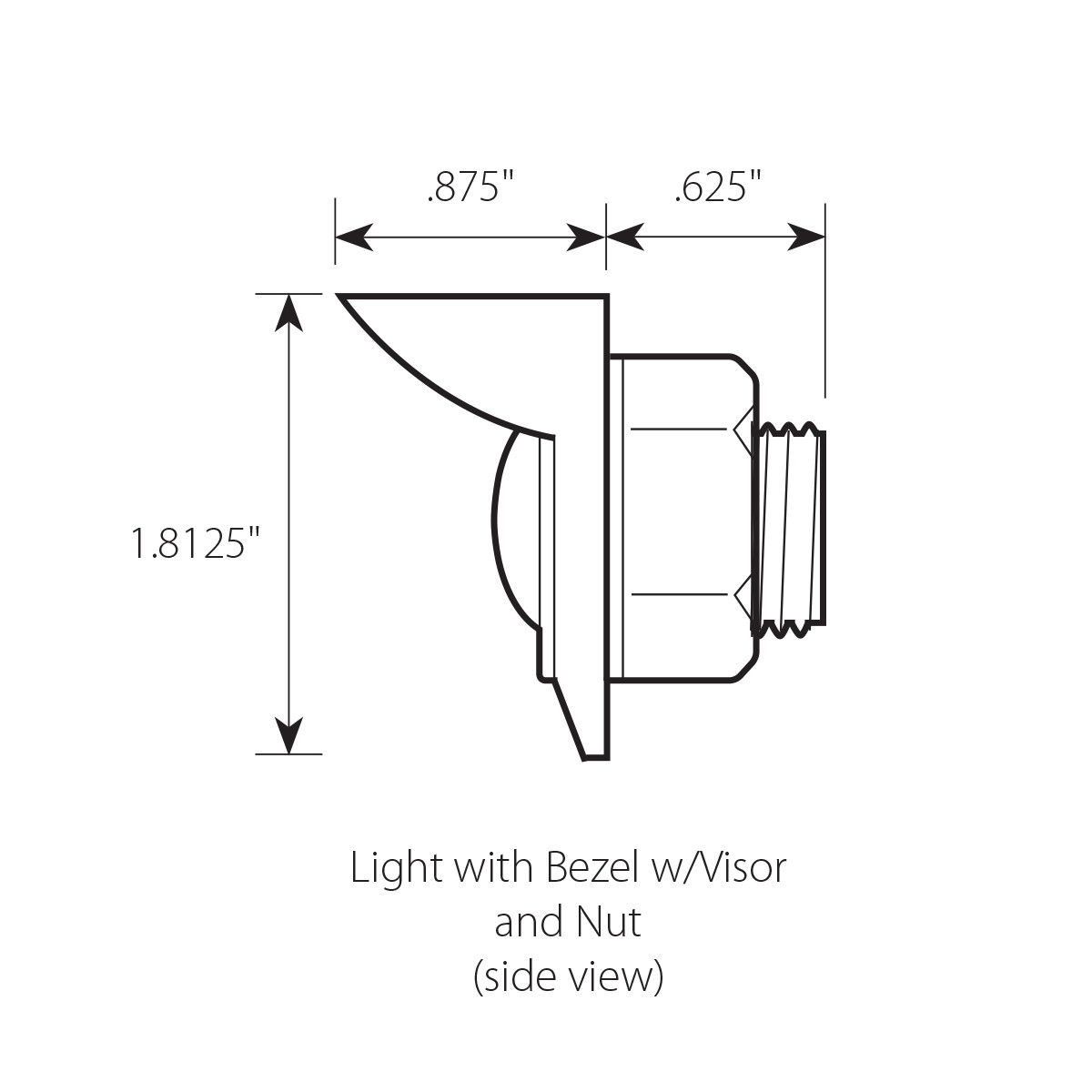 1-1/4" Diamond Lens LED Light - Thumbnail 2