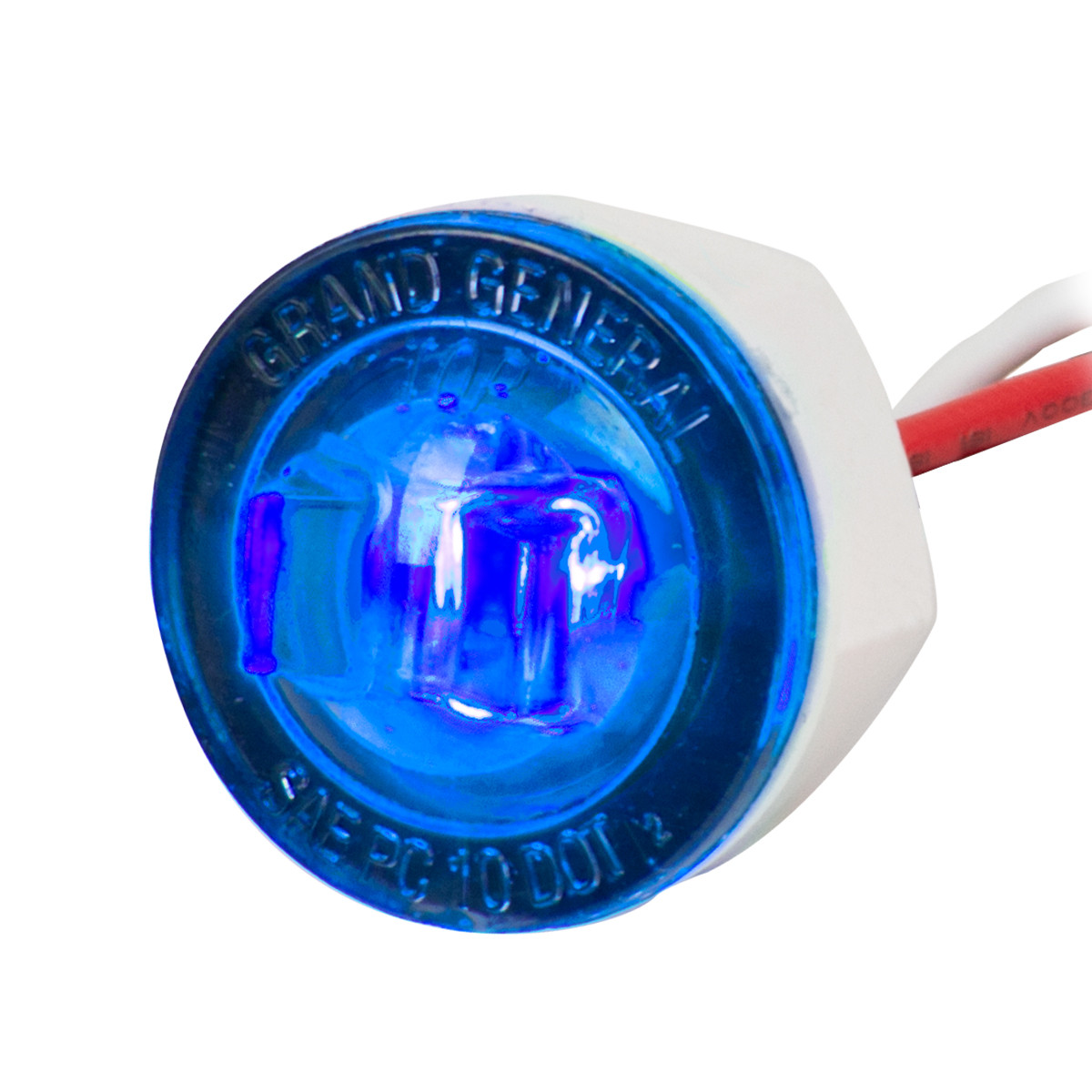 1" Mini Push/Screw Wide Angle LED Light in Smoke Lens - Thumbnail 2