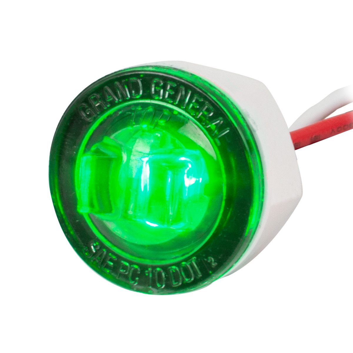 1" Mini Push/Screw Wide Angle LED Light in Smoke Lens - Thumbnail 2