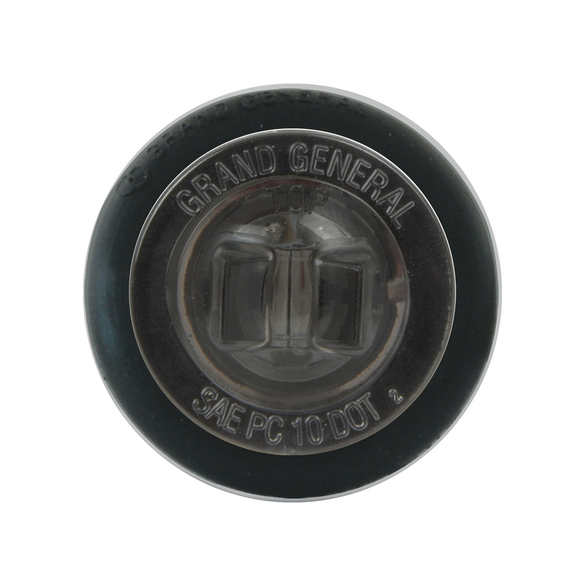 1" Mini Dual Function Push/Screw Wide Angle LED Light in Smoke Lens