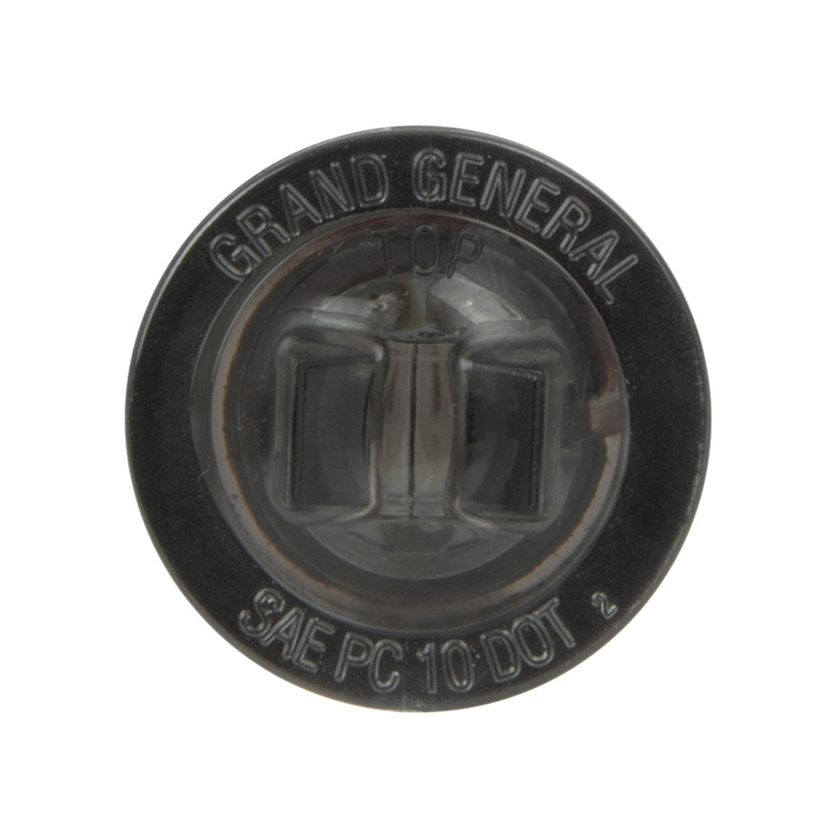 1" Mini Dual Function Push/Screw Wide Angle LED Light in Smoke Lens