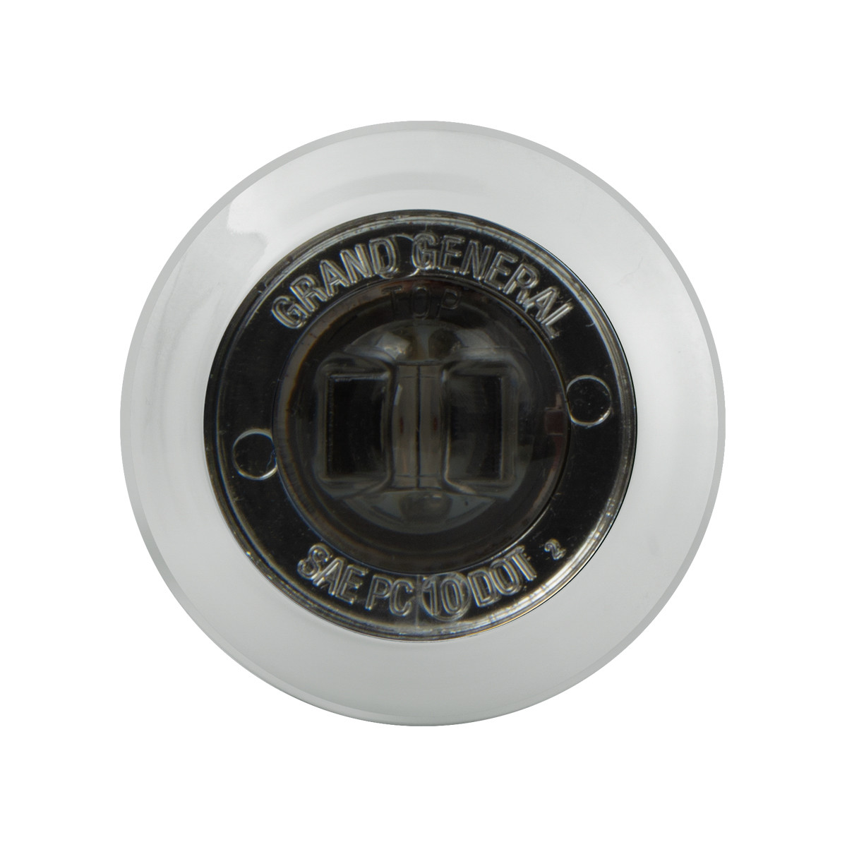 1" Mini Dual Function Push/Screw Wide Angle LED Light in Smoke Lens