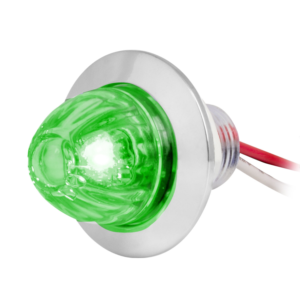 1" Mini Push/Screw Watermelon LED Light - Thumbnail 2