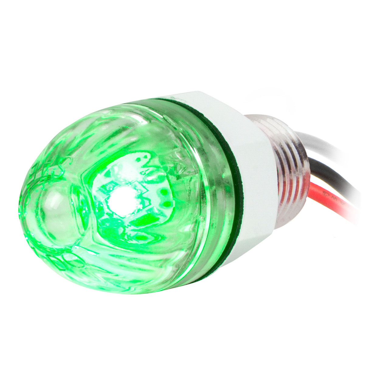 1" Mini Dual Function Push/Screw Watermelon LED Light