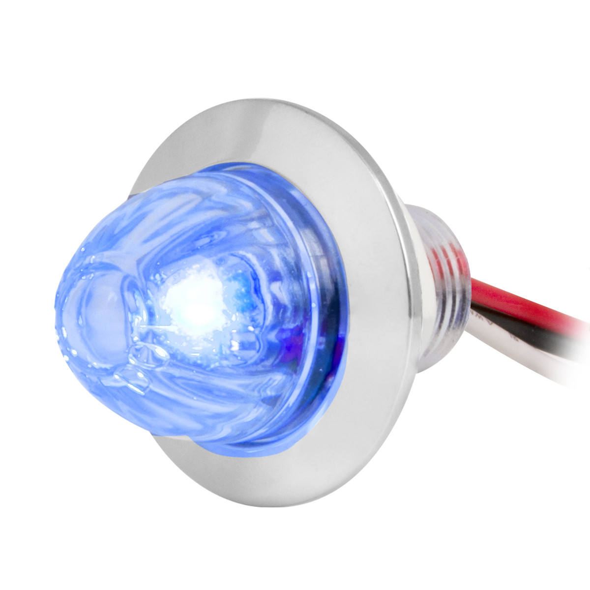 1" Mini Dual Function Push/Screw Watermelon LED Light - Thumbnail 2