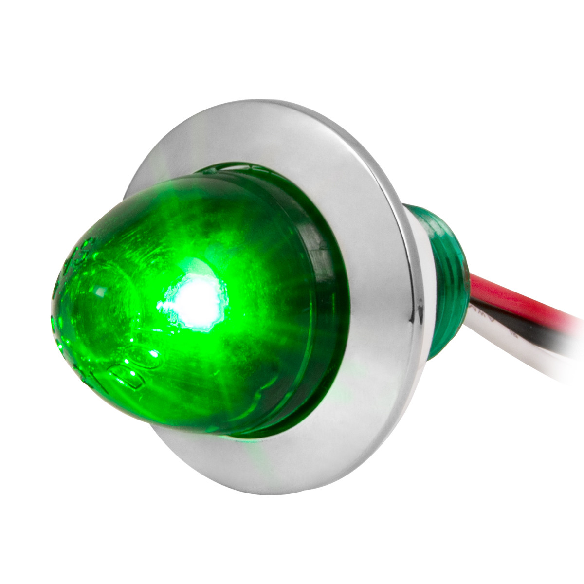 1" Mini Dual Function Push/Screw Watermelon LED Light - Thumbnail 2