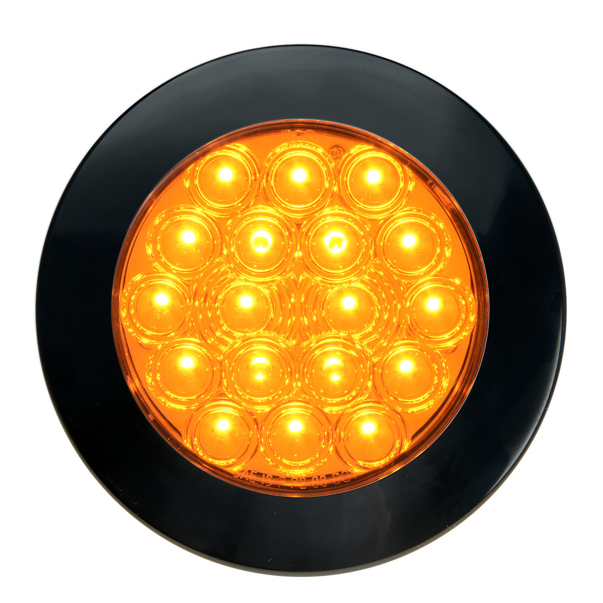 Fleet Series 4" Flange Mount LED Light w/ Twist-On Bezel & 3 Wires