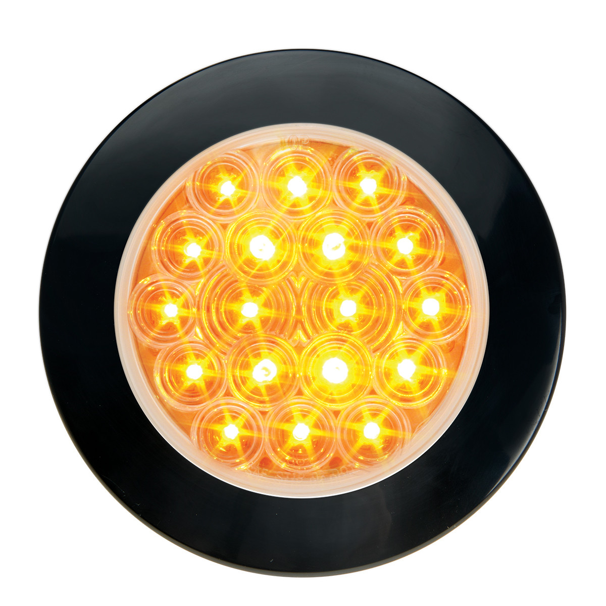 Fleet Series 4" Flange Mount LED Light w/ Twist-On Bezel & 3 Wires