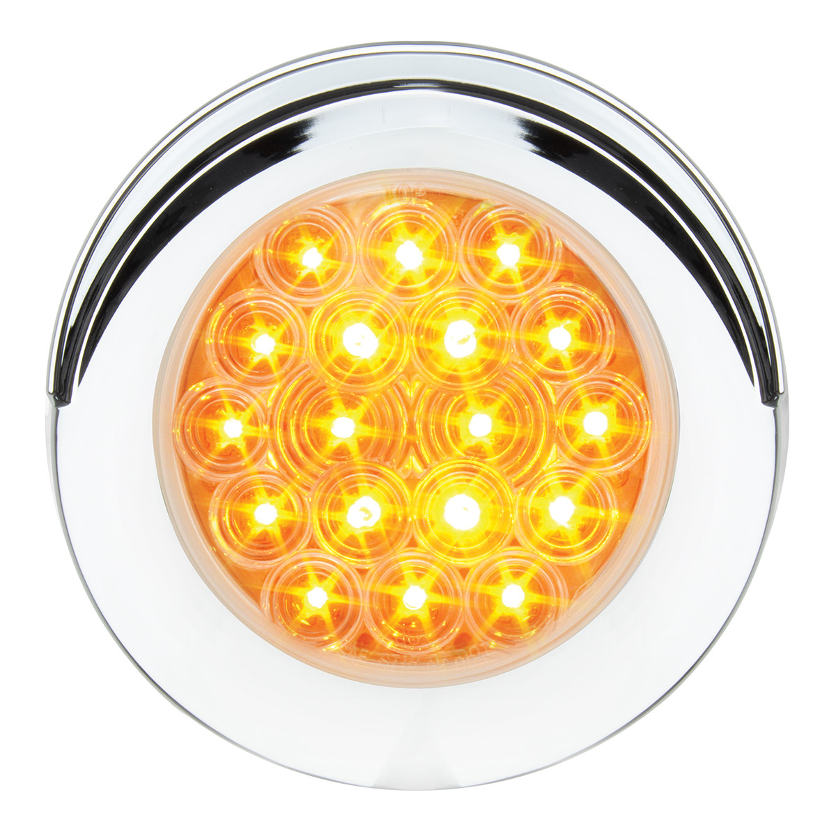 Fleet Series 4" Surface Mount LED Light w/ Twist-On Bezel & 3 Wires