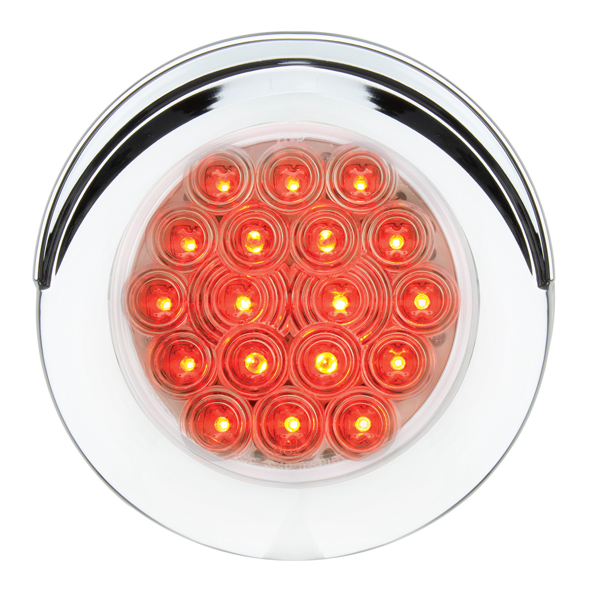 Fleet Series 4" Surface Mount LED Light w/ Twist-On Bezel & 3 Wires