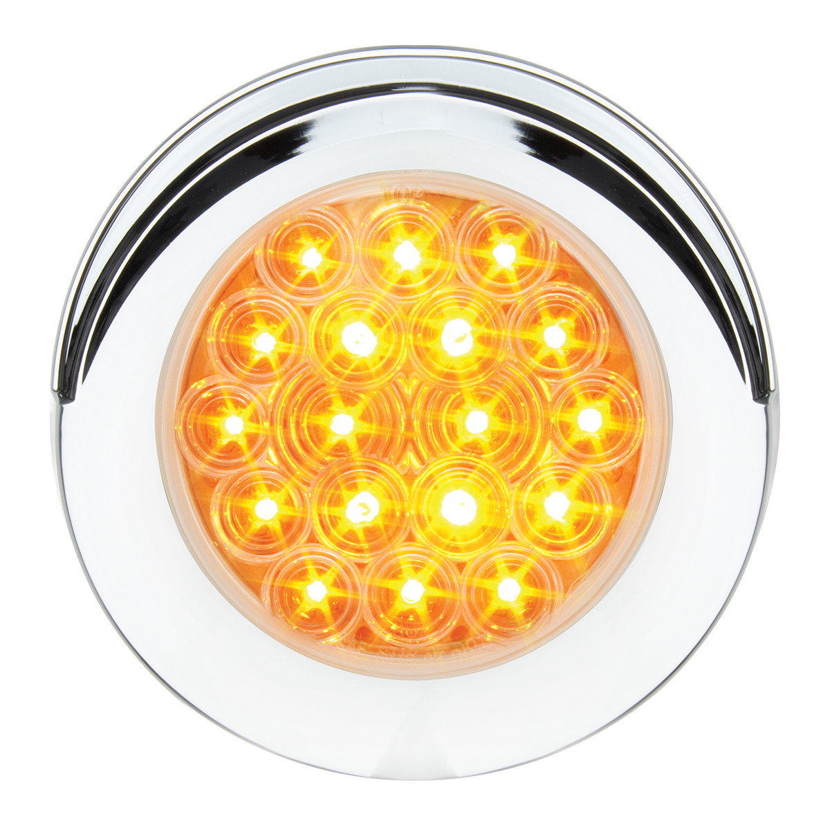 Fleet Series 4" Flange Mount LED Light w/ Twist-On Bezel & 3-Pin Plug