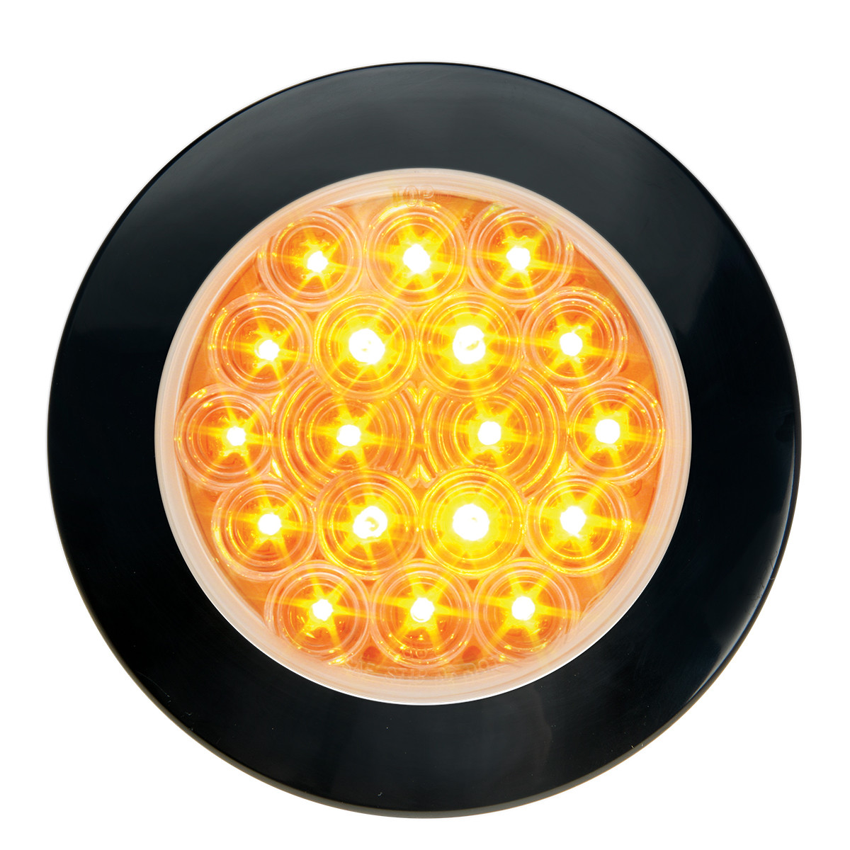 Fleet Series 4" Flange Mount LED Light w/ Twist-On Bezel & 3-Pin Plug