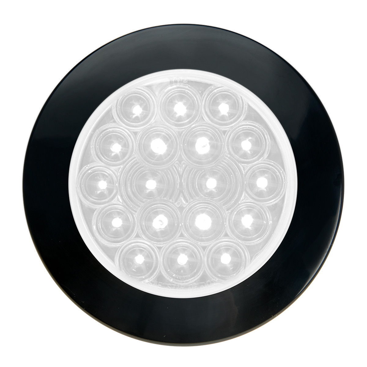 Fleet Series 4" Flange Mount LED Light w/ Twist-On Bezel & 3-Pin Plug