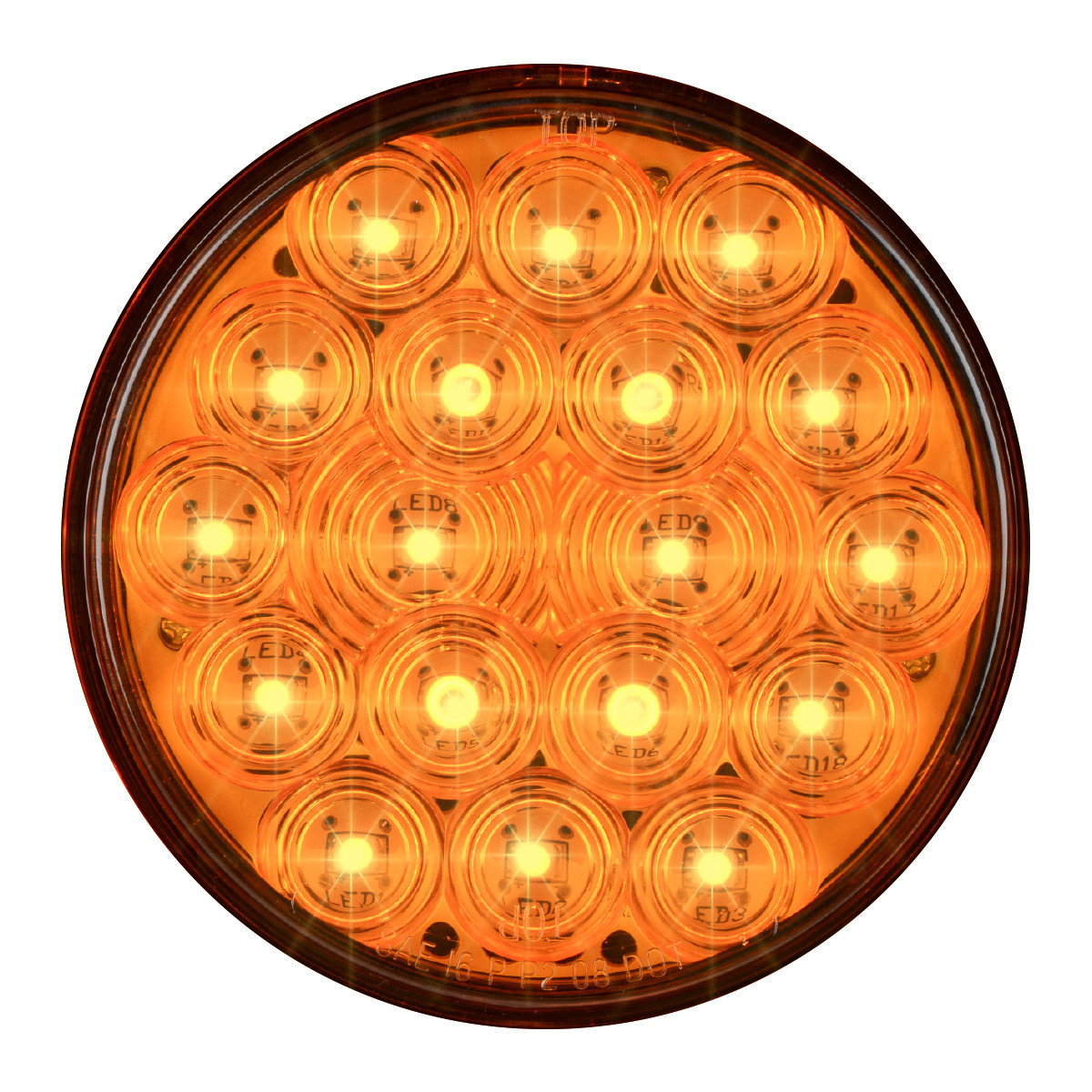 Fleet Series 4" LED Light with 3-Prong Round Plug - Thumbnail 2