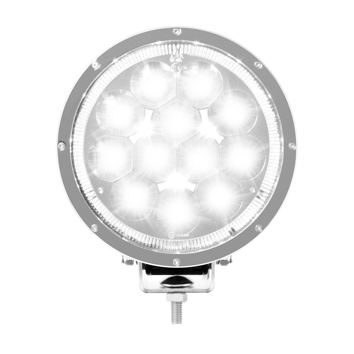 Large Round High Power LED Work/Spot/Aux/Driving/Position Light 3450 Lumens
