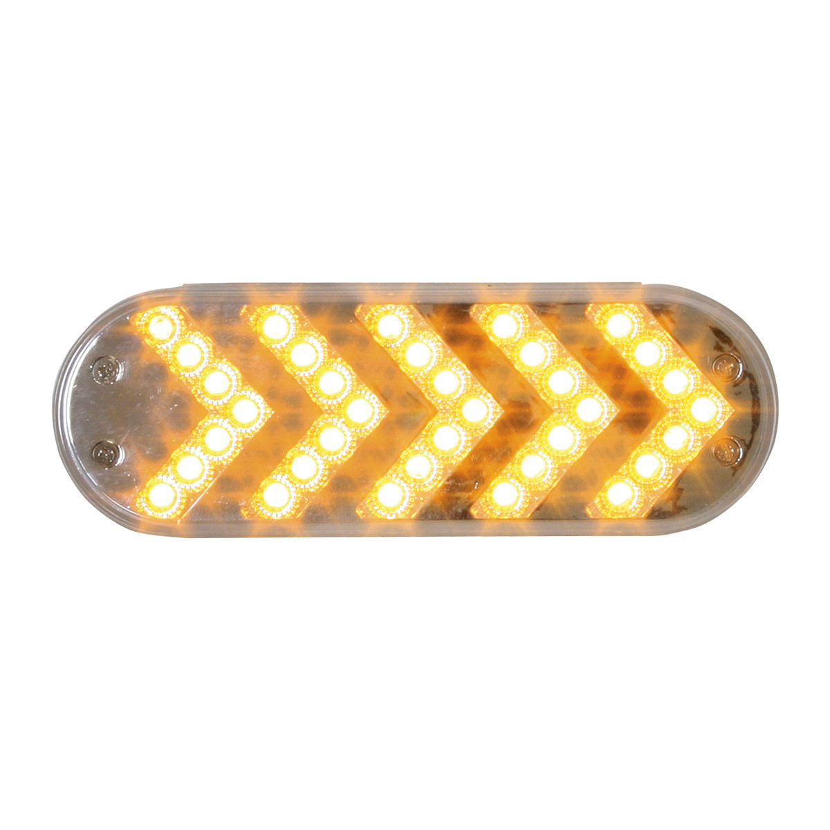 Spyder Series Oval Sequential Arrow Mid-Turn LED Light - Thumbnail 2