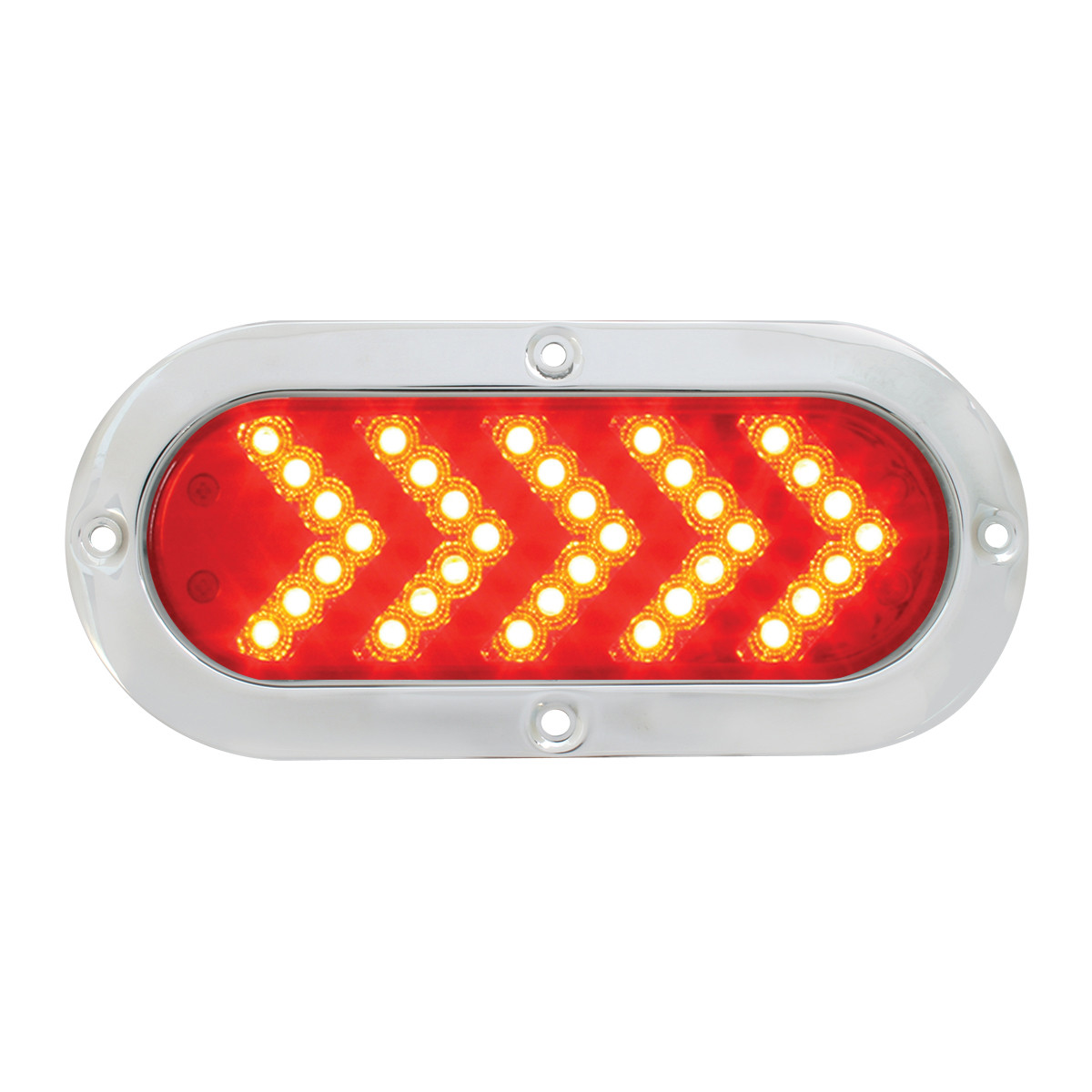 Spyder Series Oval Sequential Arrow Mid-Turn LED Light