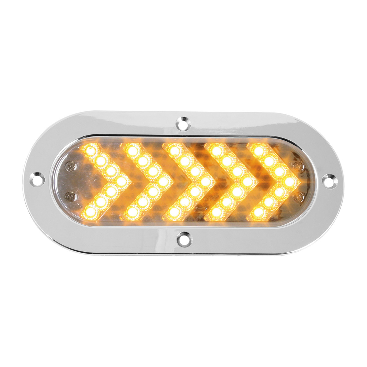 Spyder Series Oval Sequential Arrow Mid-Turn LED Light