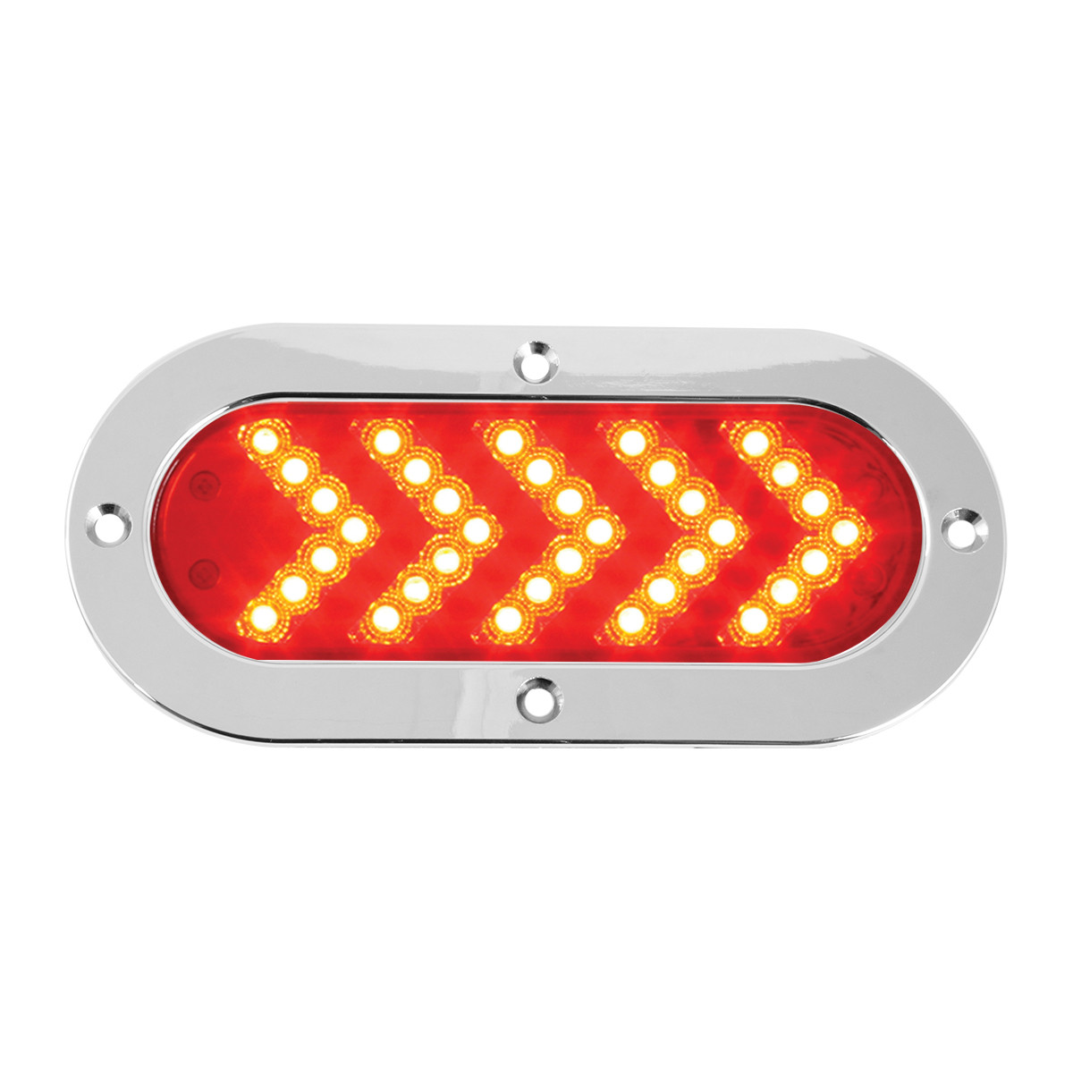 Spyder Series Oval Sequential Arrow Mid-Turn LED Light