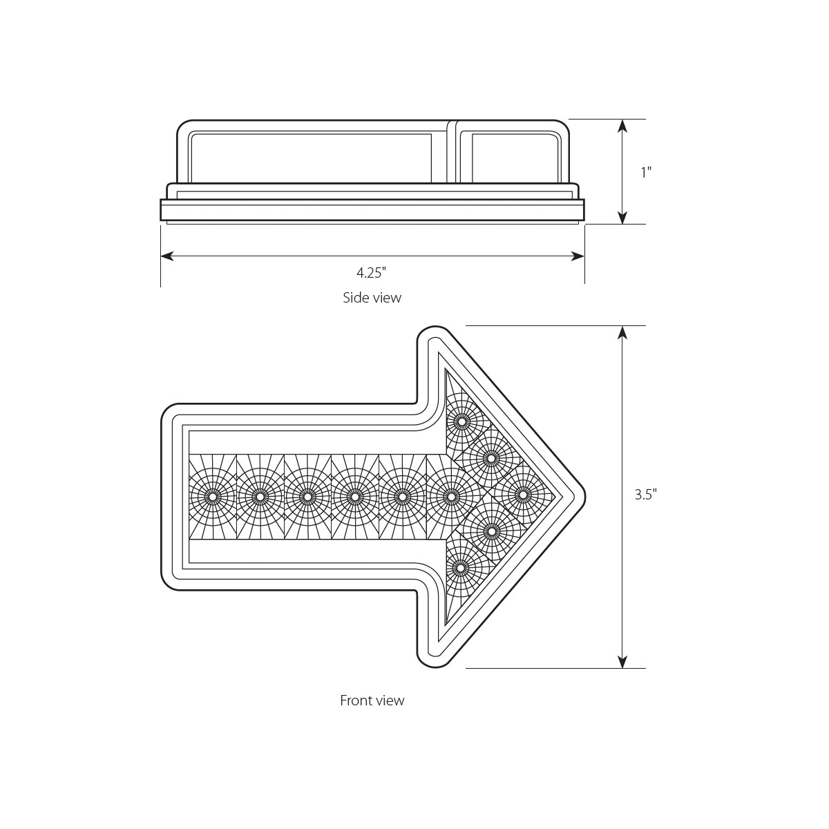 Spyder Series Arrow LED Light
